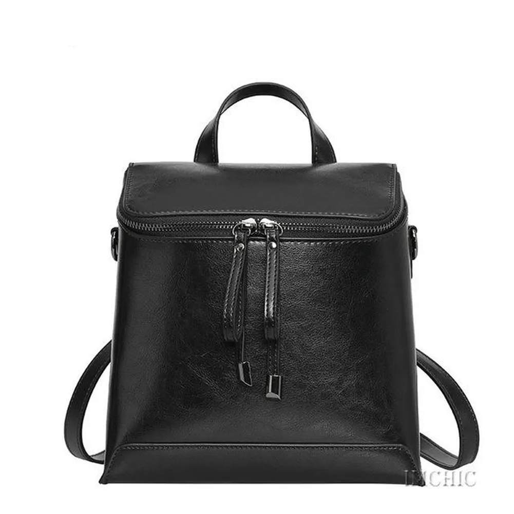 <bold>Fashion Backpack  <br>Genuine-Leather