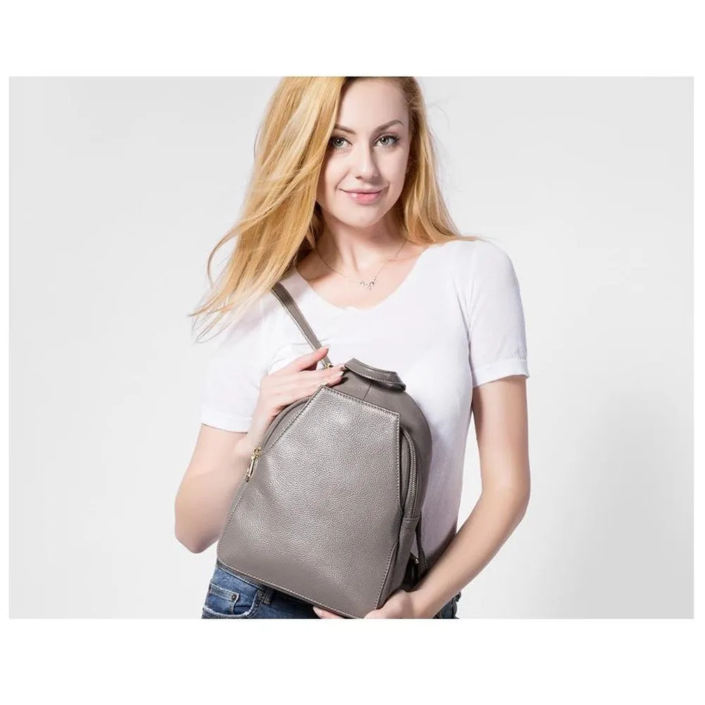 <bold>Fashion Backpack <br>Genuine-Leather
