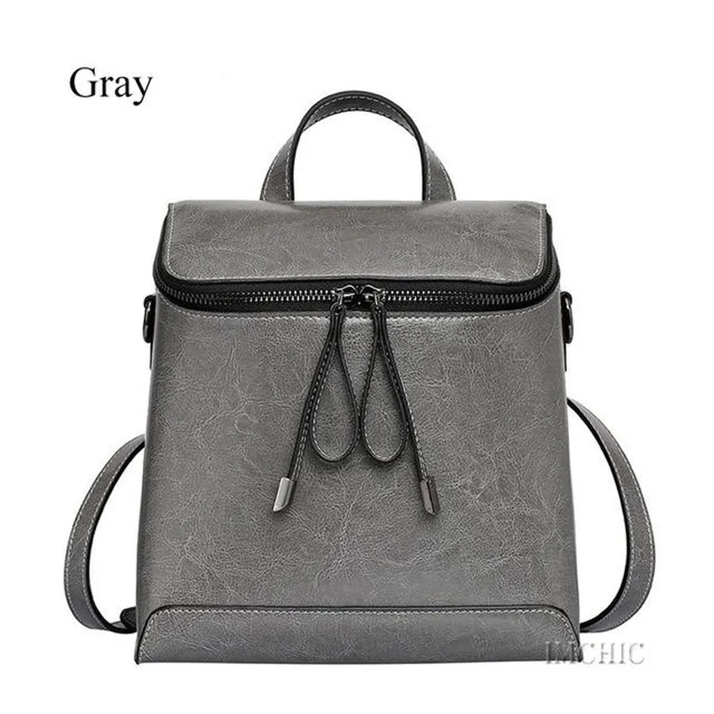 <bold>Fashion Backpack  <br>Genuine-Leather