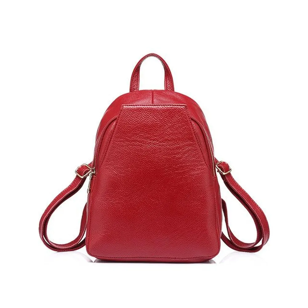 <bold>Fashion Backpack <br>Genuine-Leather