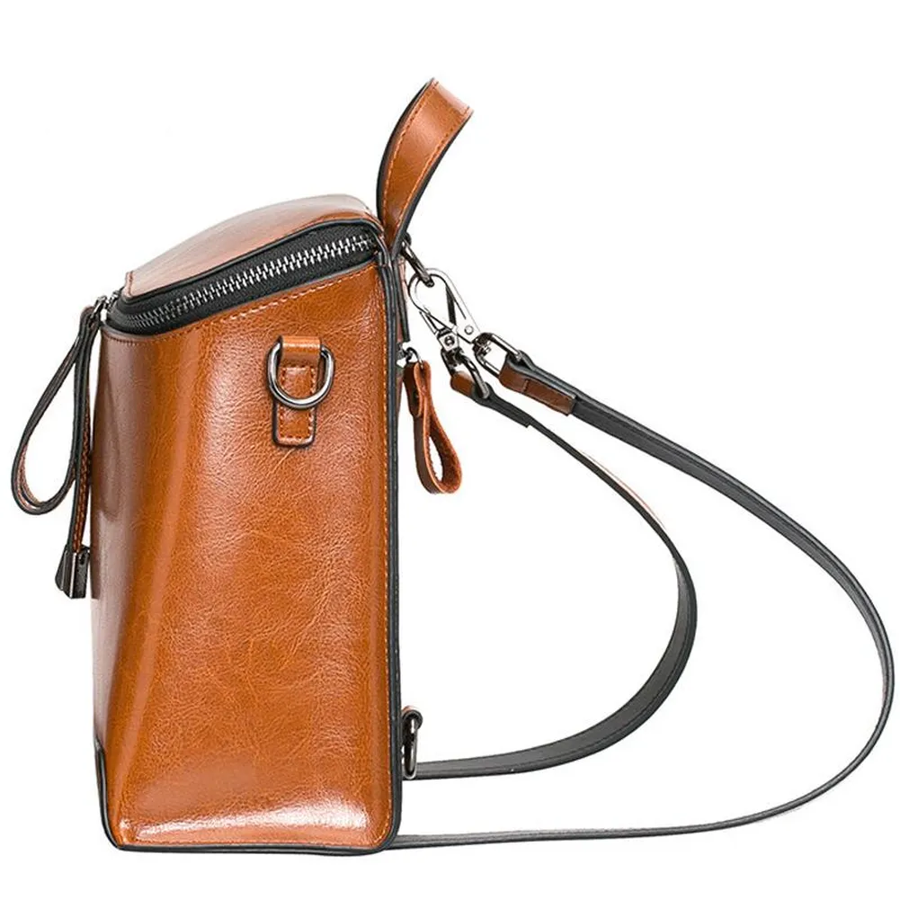 <bold>Fashion Backpack  <br>Genuine-Leather