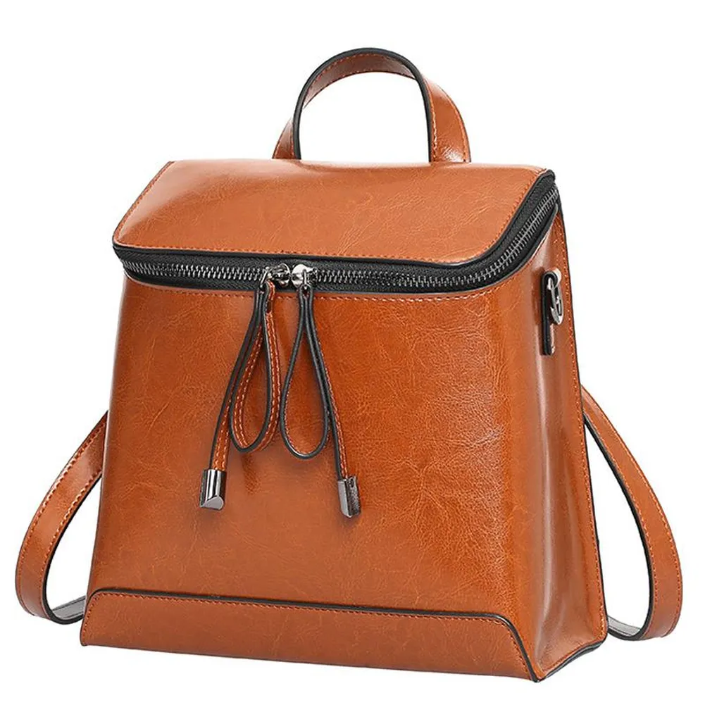 <bold>Fashion Backpack  <br>Genuine-Leather