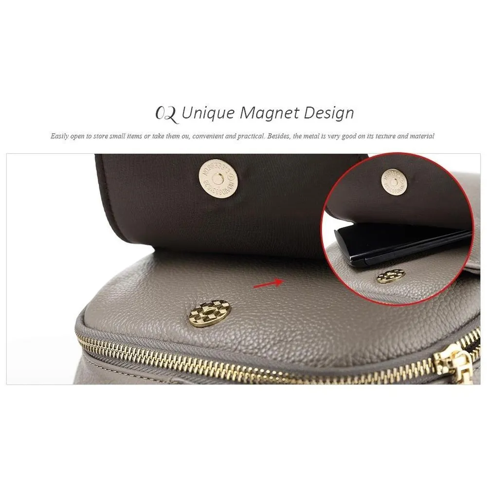 <bold>Fashion Backpack <br>Genuine-Leather