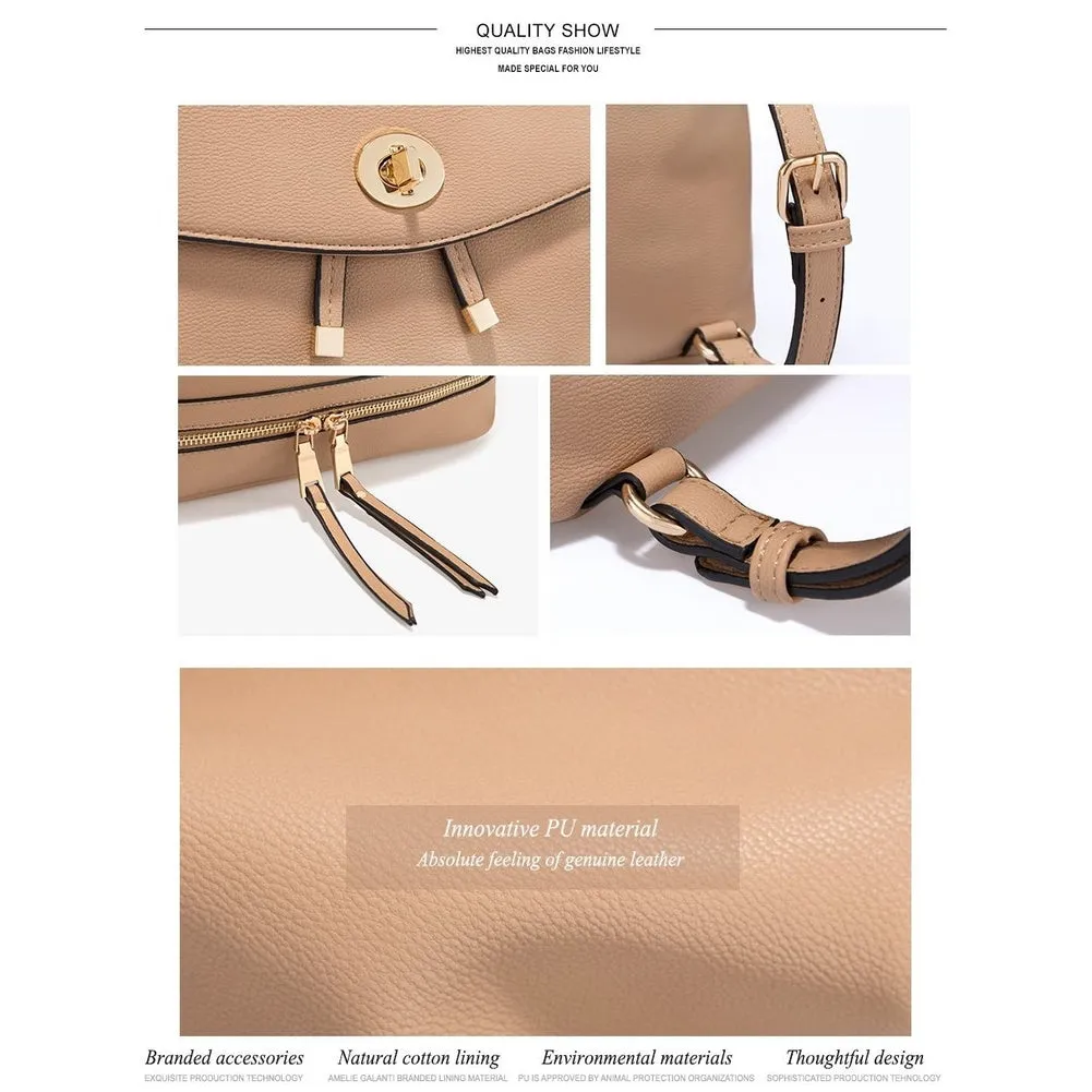 <bold>Fashion Backpack <br>Vegan-Leather