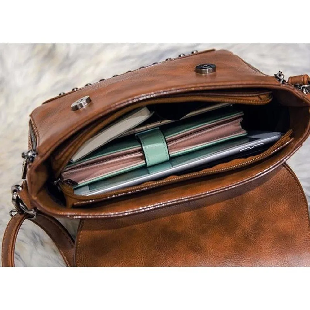 <bold>Messenger / Crossbody Bag <br>Vegan-Leather