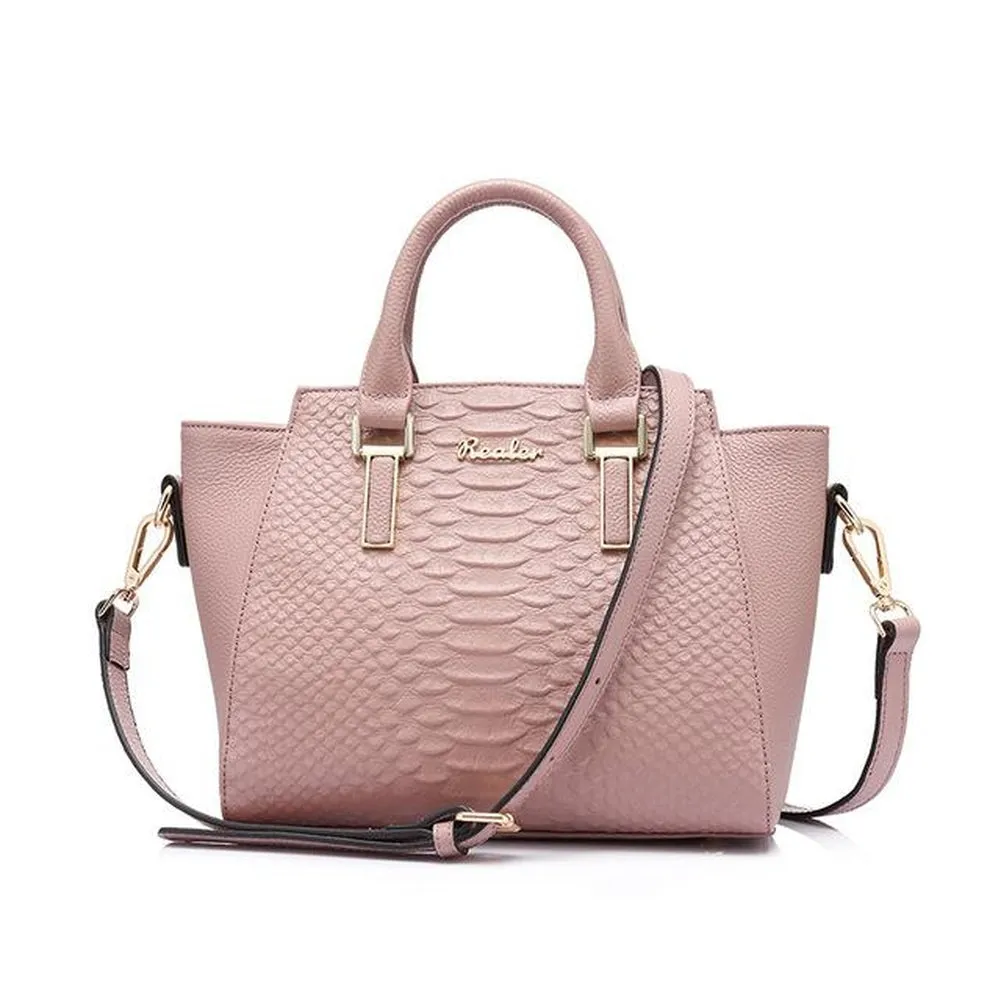 <bold>Messenger / Tote Bag <br>Genuine-Leather