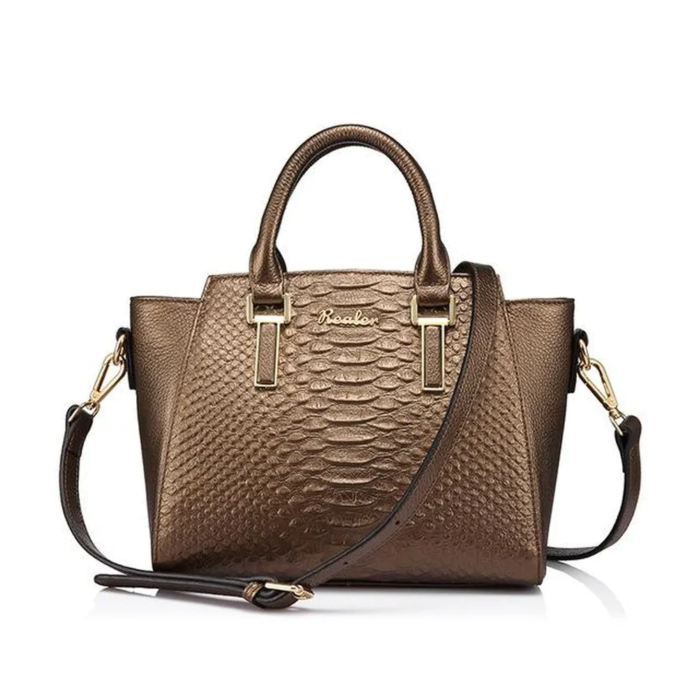 <bold>Messenger / Tote Bag <br>Genuine-Leather