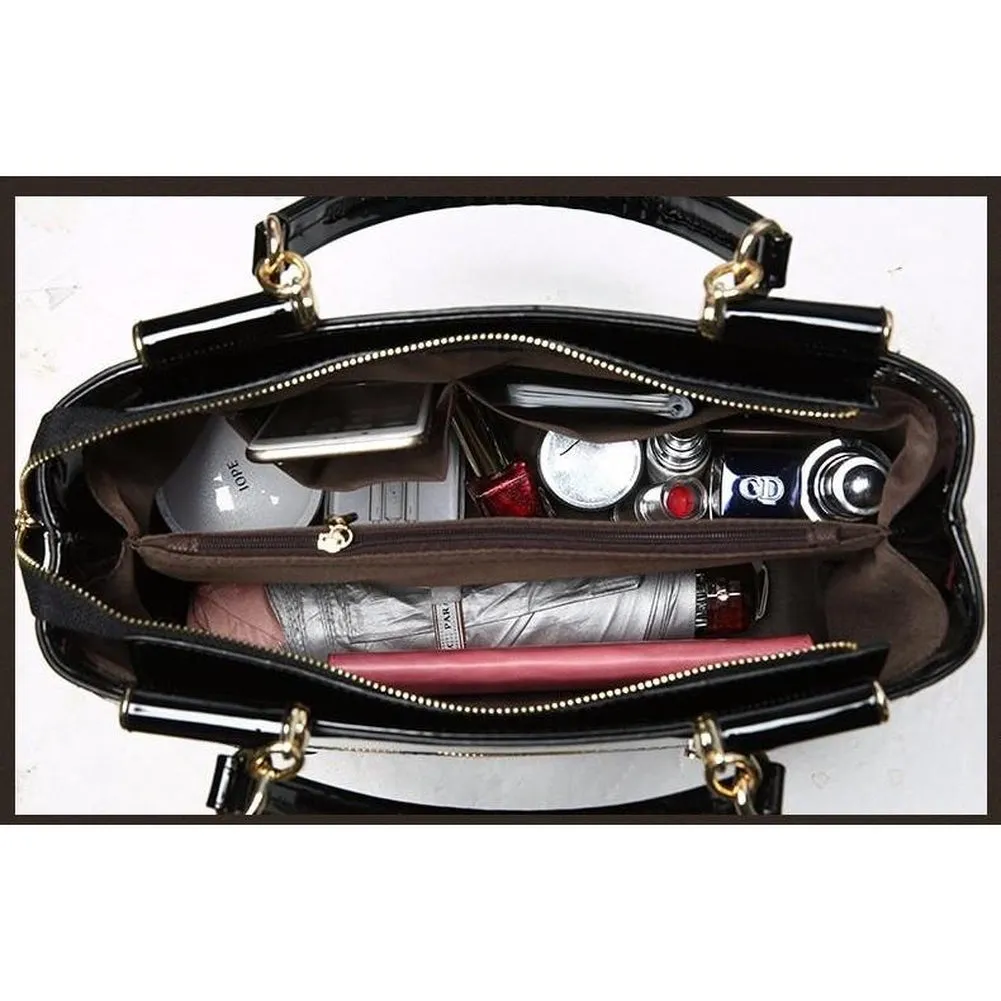 <bold>TopHandle  / Crossbody Bag <br>Genuine-Leather