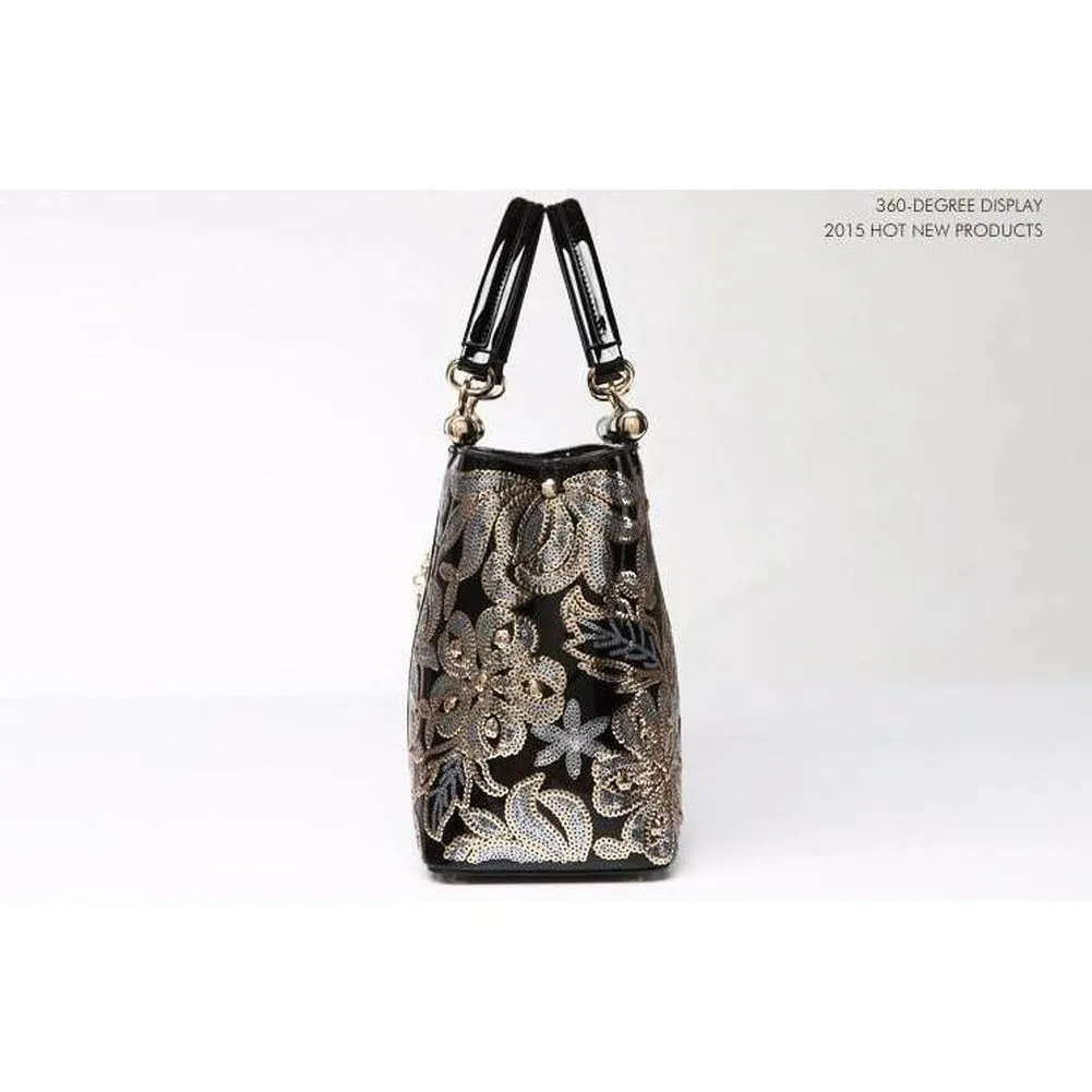 <bold>TopHandle  / Crossbody Bag <br>Genuine-Leather