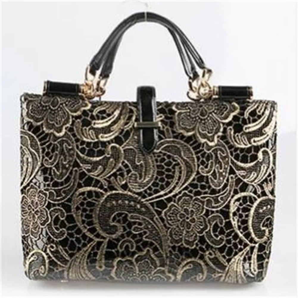 <bold>Tote / Top-Handle Bag  <br>Genuine-Leather