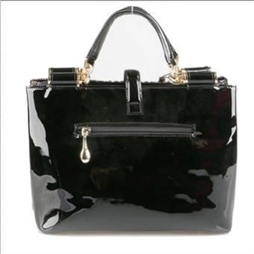 <bold>Tote / Top-Handle Bag  <br>Genuine-Leather