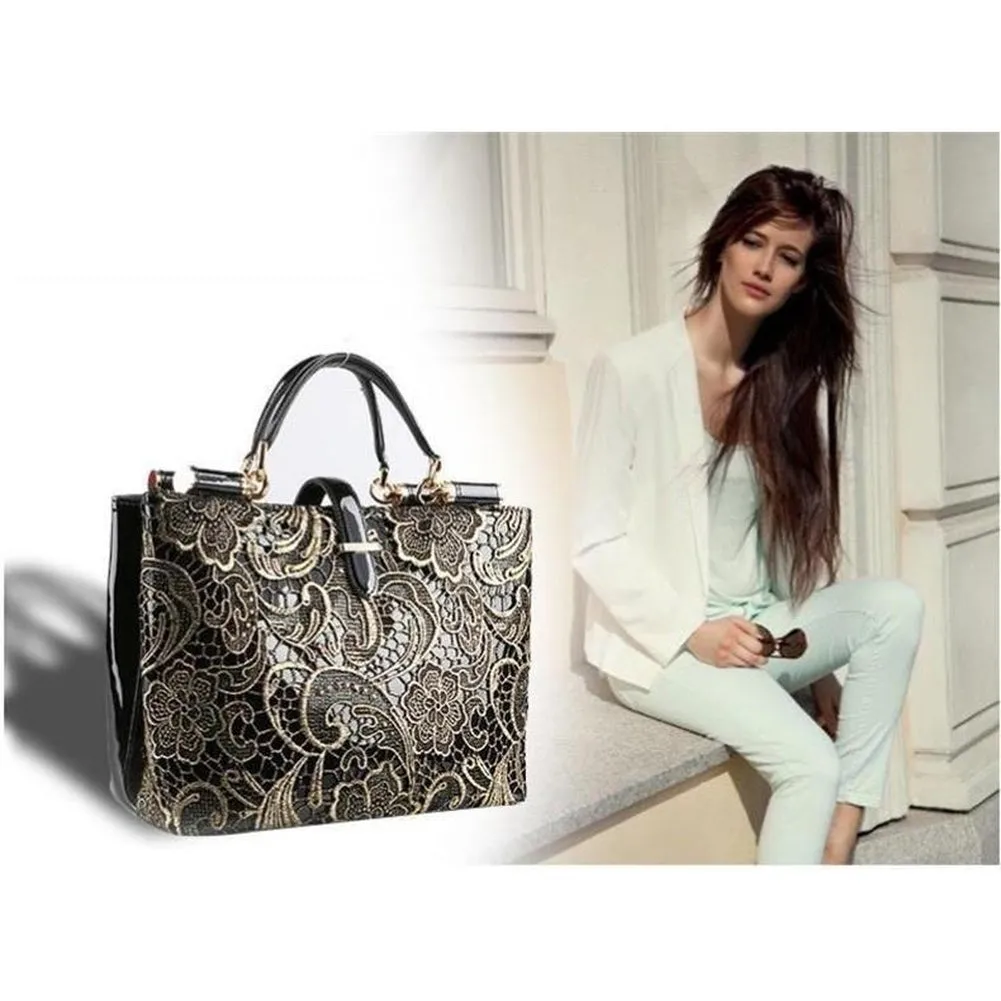 <bold>Tote / Top-Handle Bag  <br>Genuine-Leather