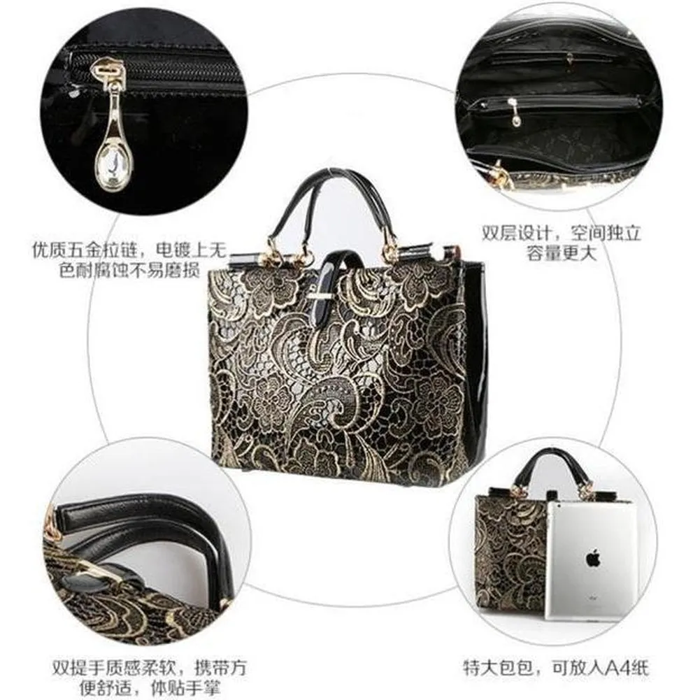<bold>Tote / Top-Handle Bag  <br>Genuine-Leather
