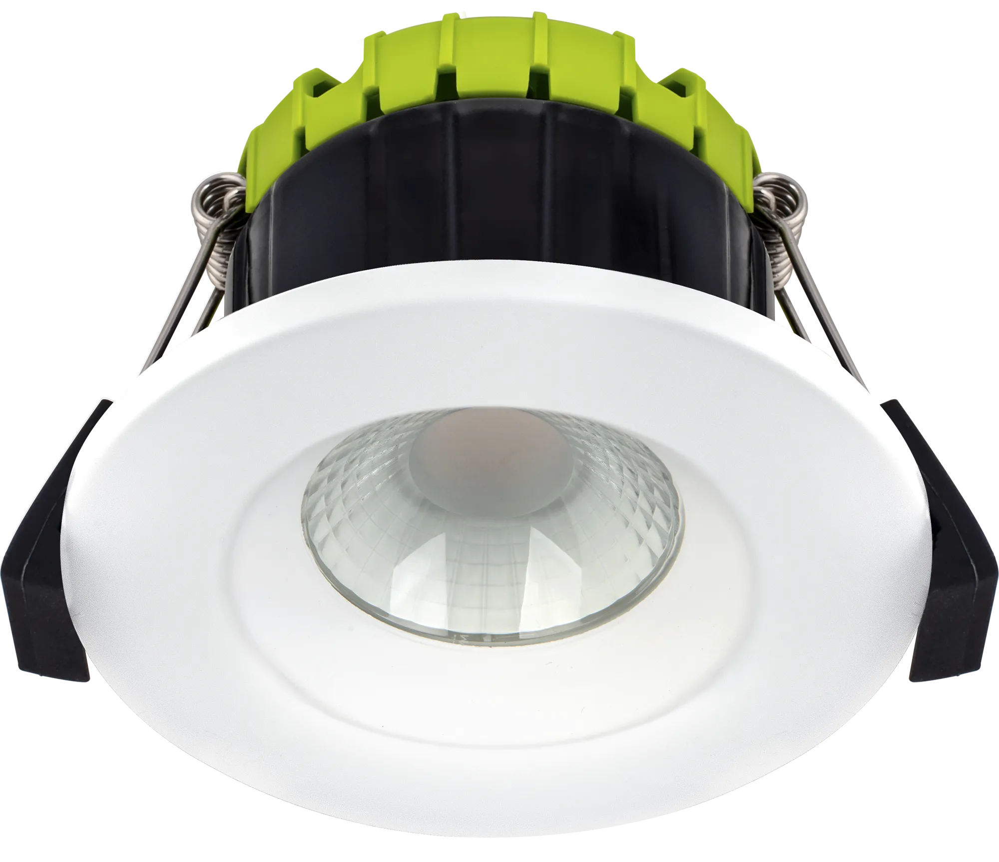 Luceco EFCB60W30 FType Regressed 6W Dimmable Warm White 3000K IP65 Fire Rated LED Downlight - White