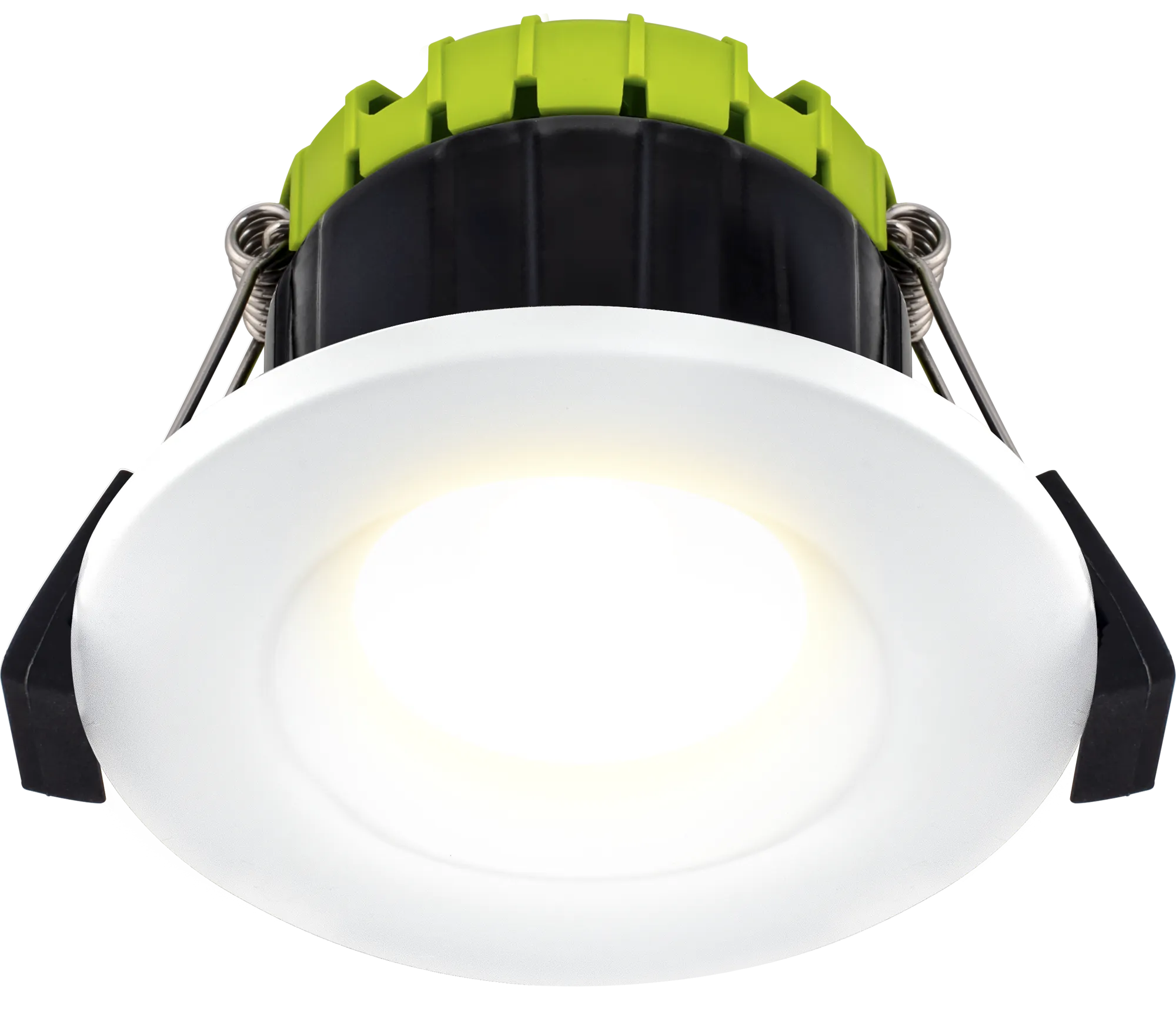 Luceco EFCB60W30 FType Regressed 6W Dimmable Warm White 3000K IP65 Fire Rated LED Downlight - White