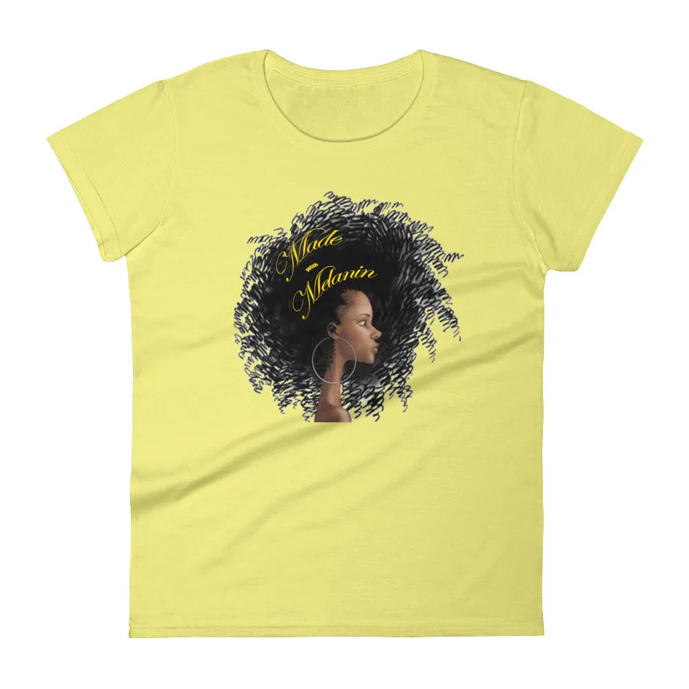 Made With Melanin - Women's short sleeve t-shirt