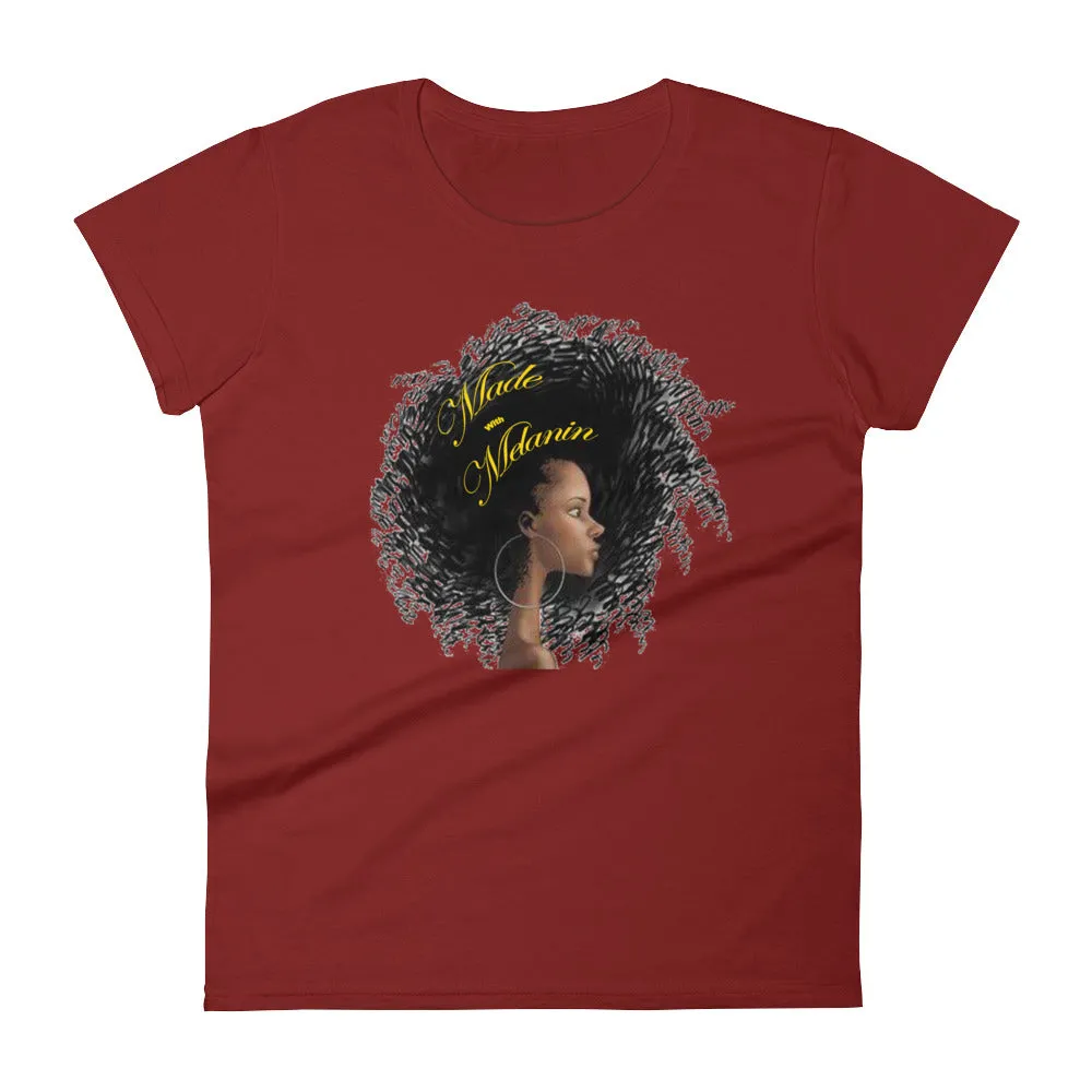 Made With Melanin - Women's short sleeve t-shirt