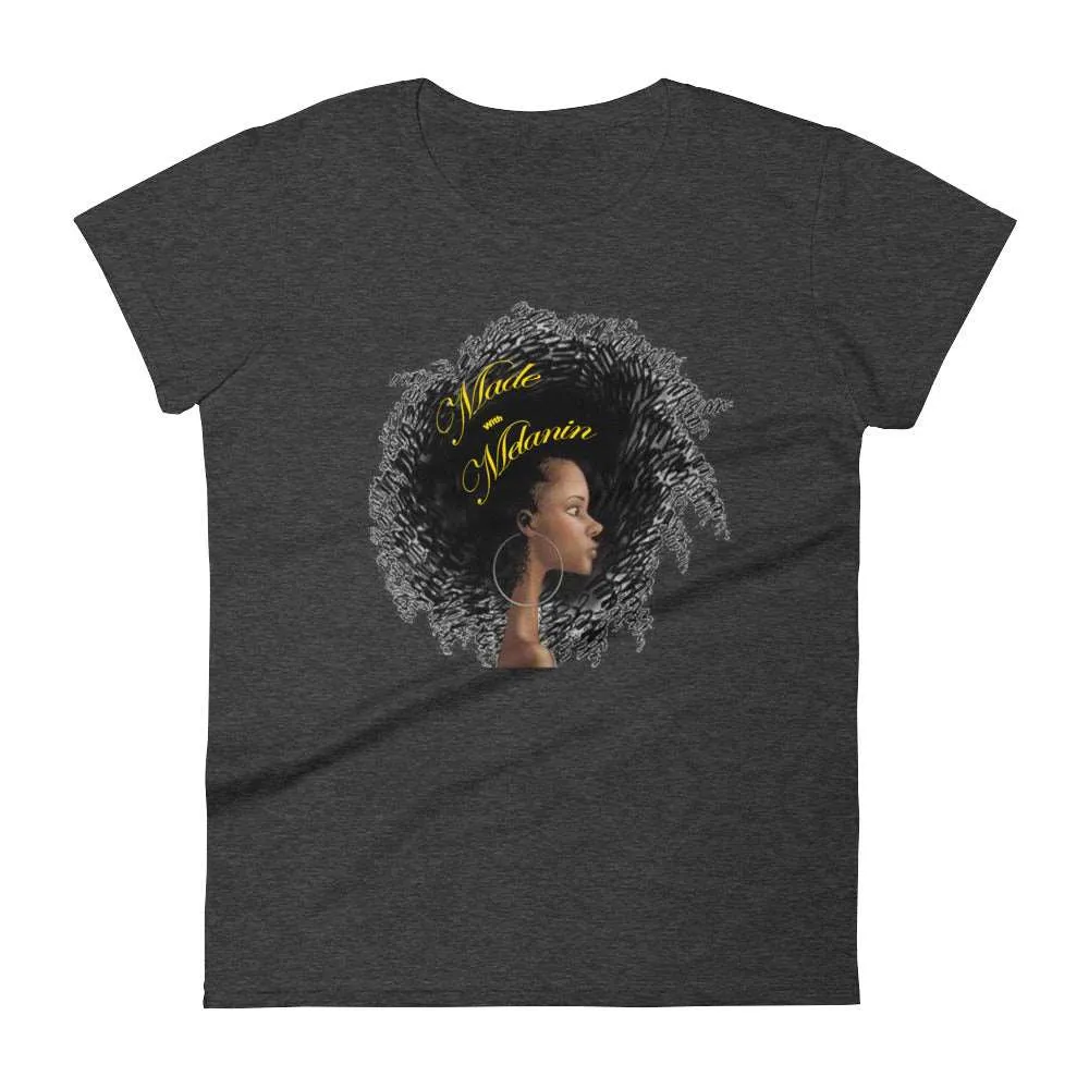 Made With Melanin - Women's short sleeve t-shirt