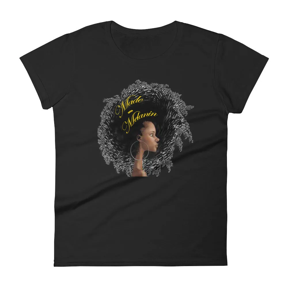 Made With Melanin - Women's short sleeve t-shirt