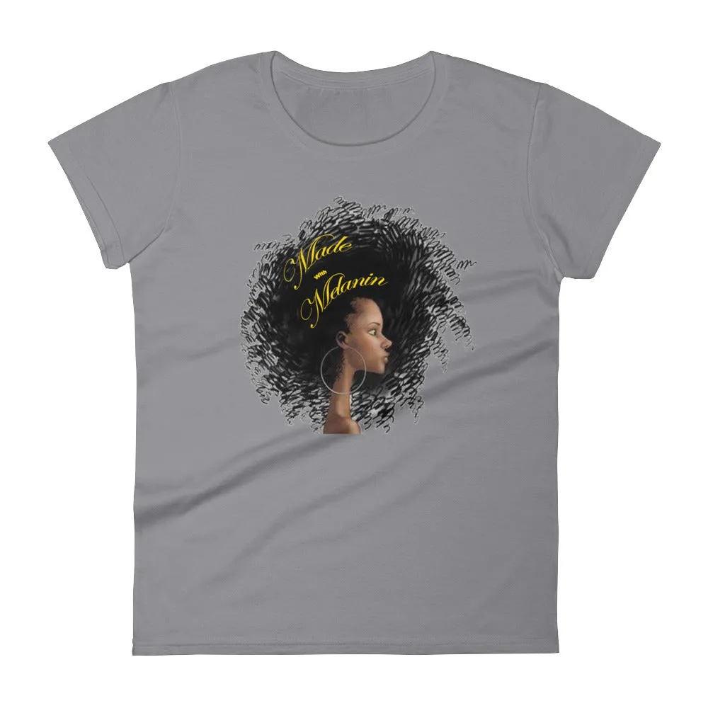 Made With Melanin - Women's short sleeve t-shirt