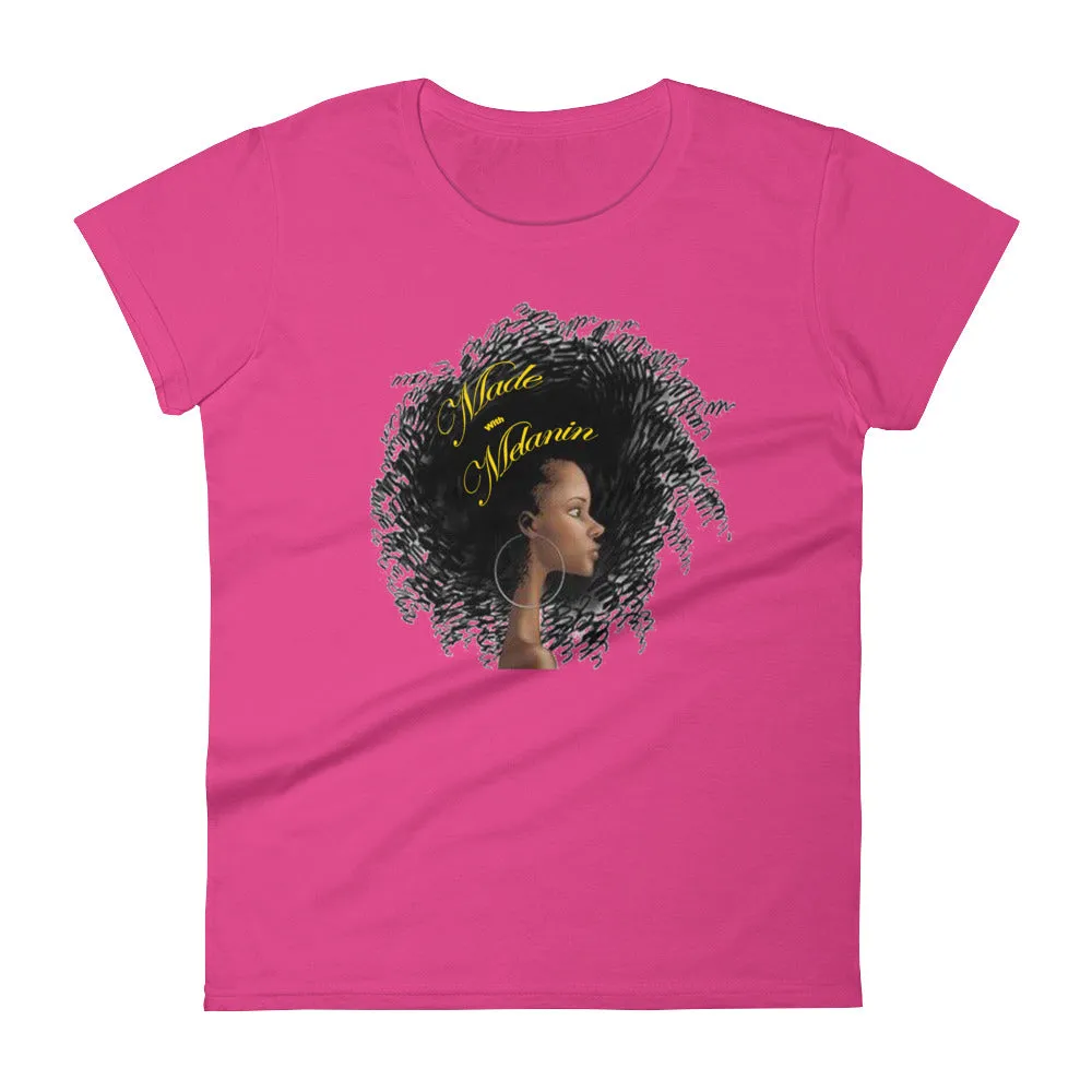Made With Melanin - Women's short sleeve t-shirt