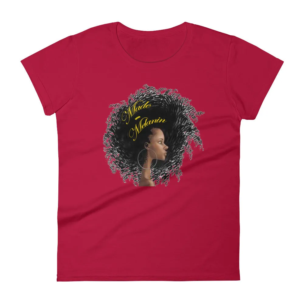 Made With Melanin - Women's short sleeve t-shirt