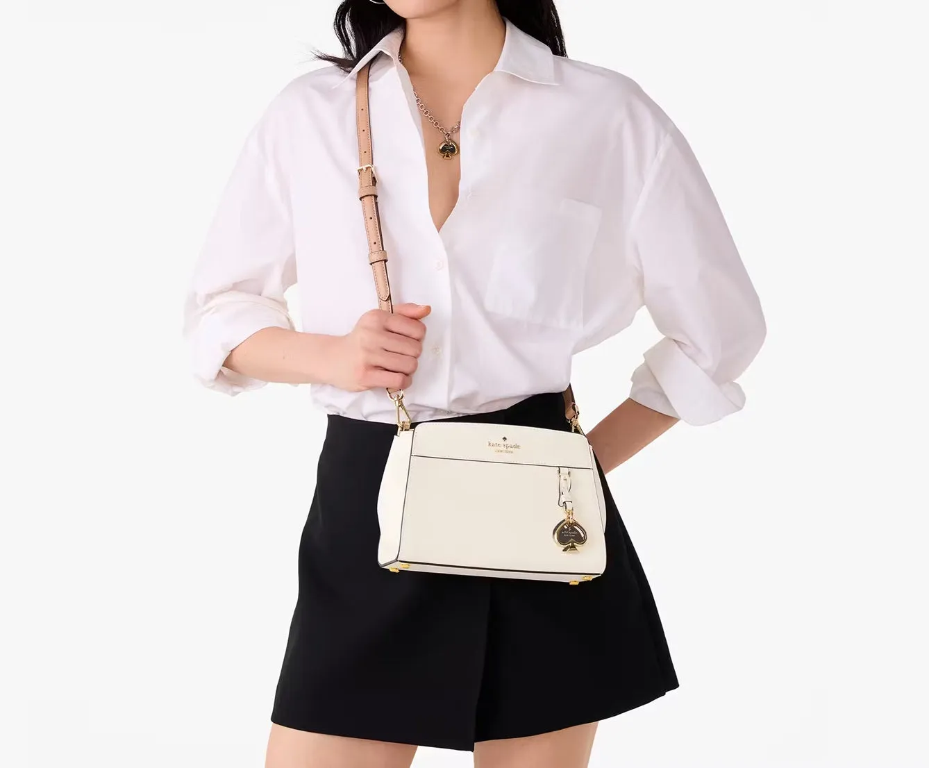 Madison Small Top Handle Satchel Meringue Kate Spade