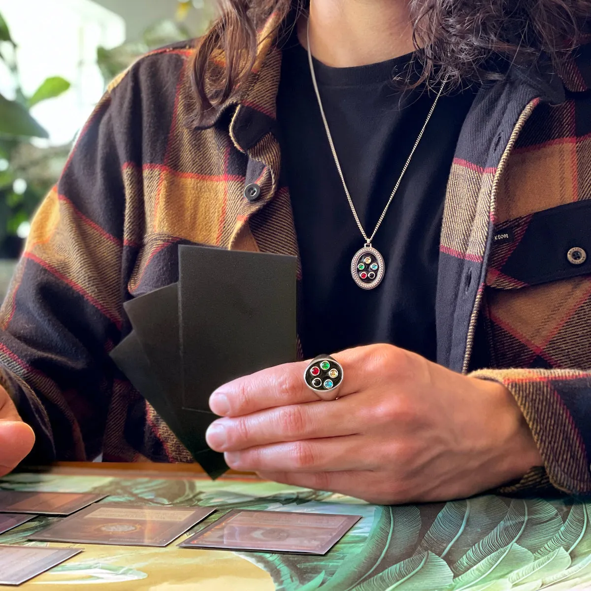 Magic: The Gathering X RockLove Pip Medallion Necklace