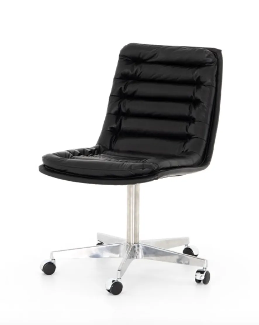 MALIBU DESK CHAIR, RIDER BLACK