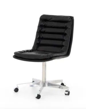 MALIBU DESK CHAIR, RIDER BLACK