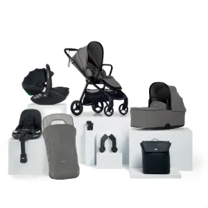 Mamas & Papas Vardo Bundle with Maxi-Cosi Pebble 360 Pro² Car Seat (8 Pieces) - Storm
