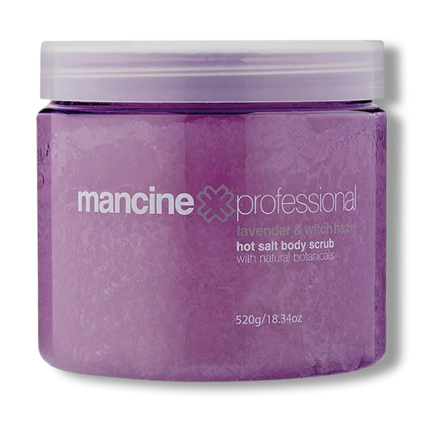 Mancine Hot Salt Scrub Lavender & Witchhazel 520g