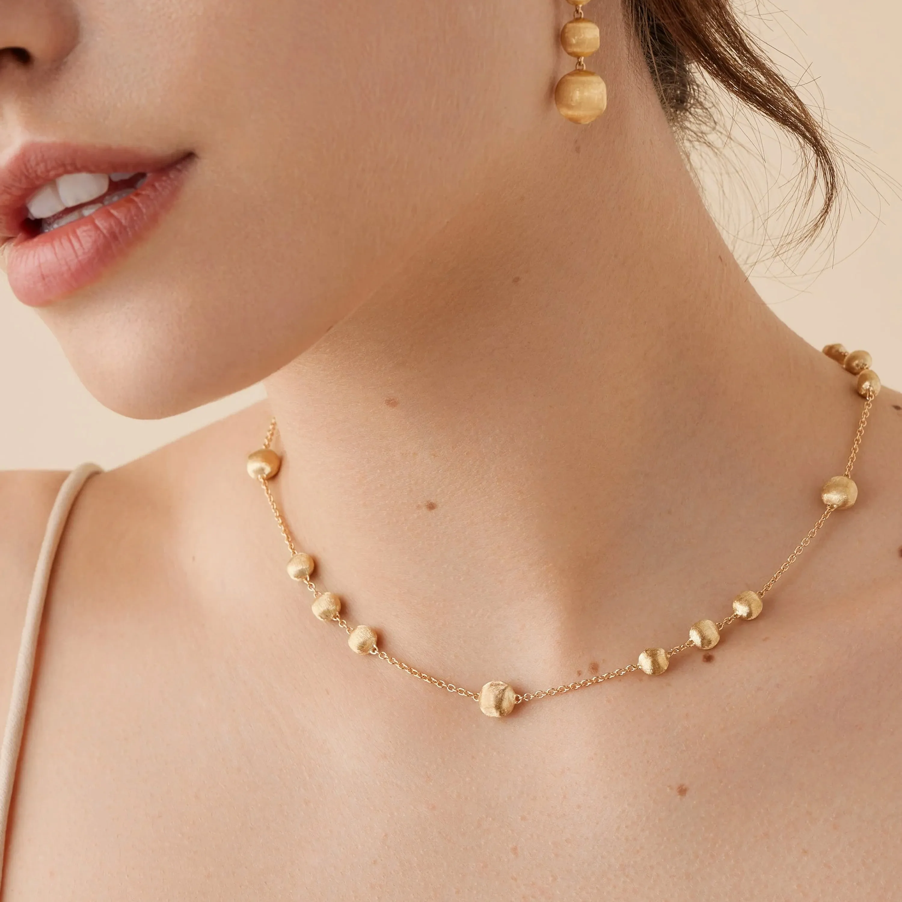 Marco Bicego 18K Yellow Gold Africa Bead Necklace