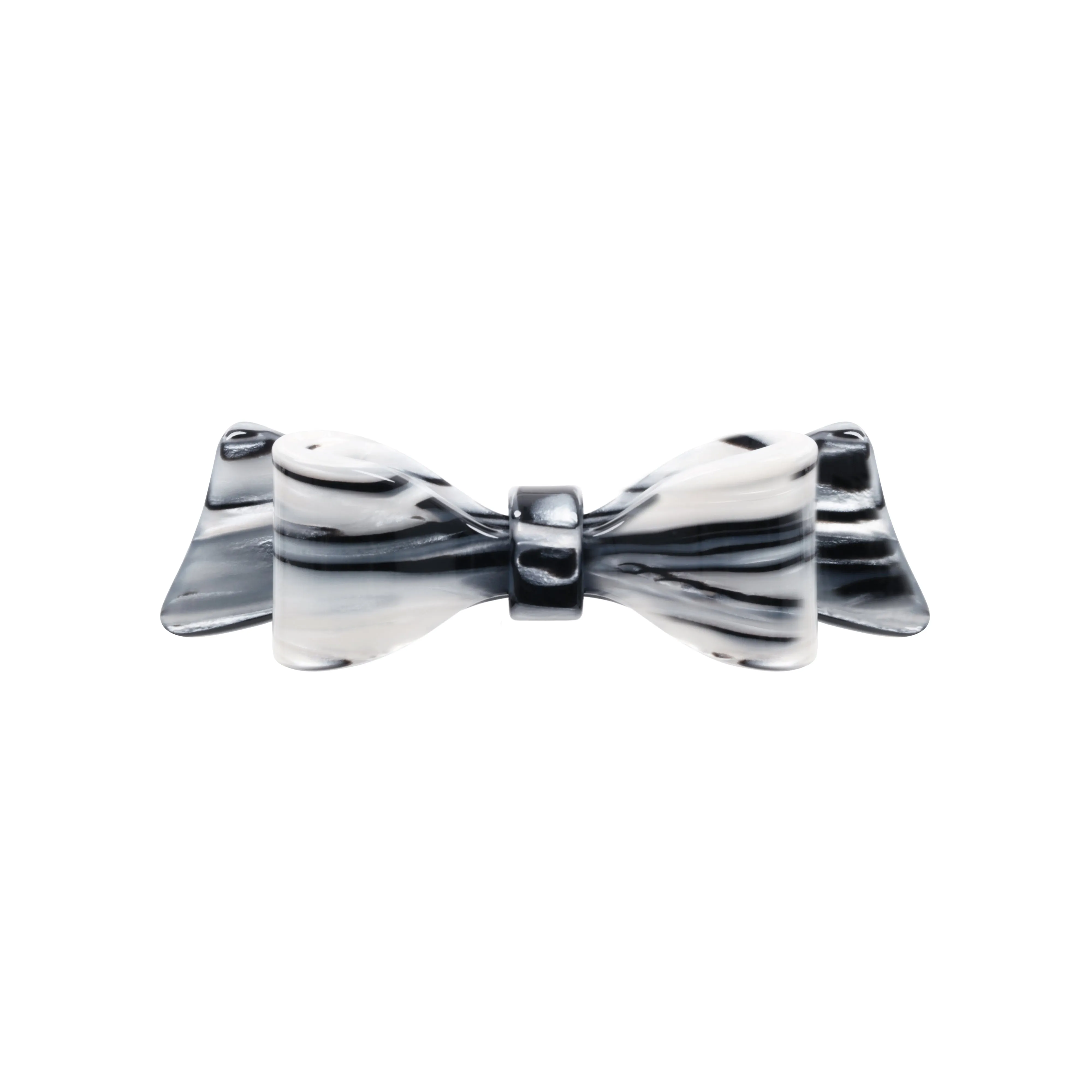 Marielle Small Tigre Blanc Bow Hair Clip