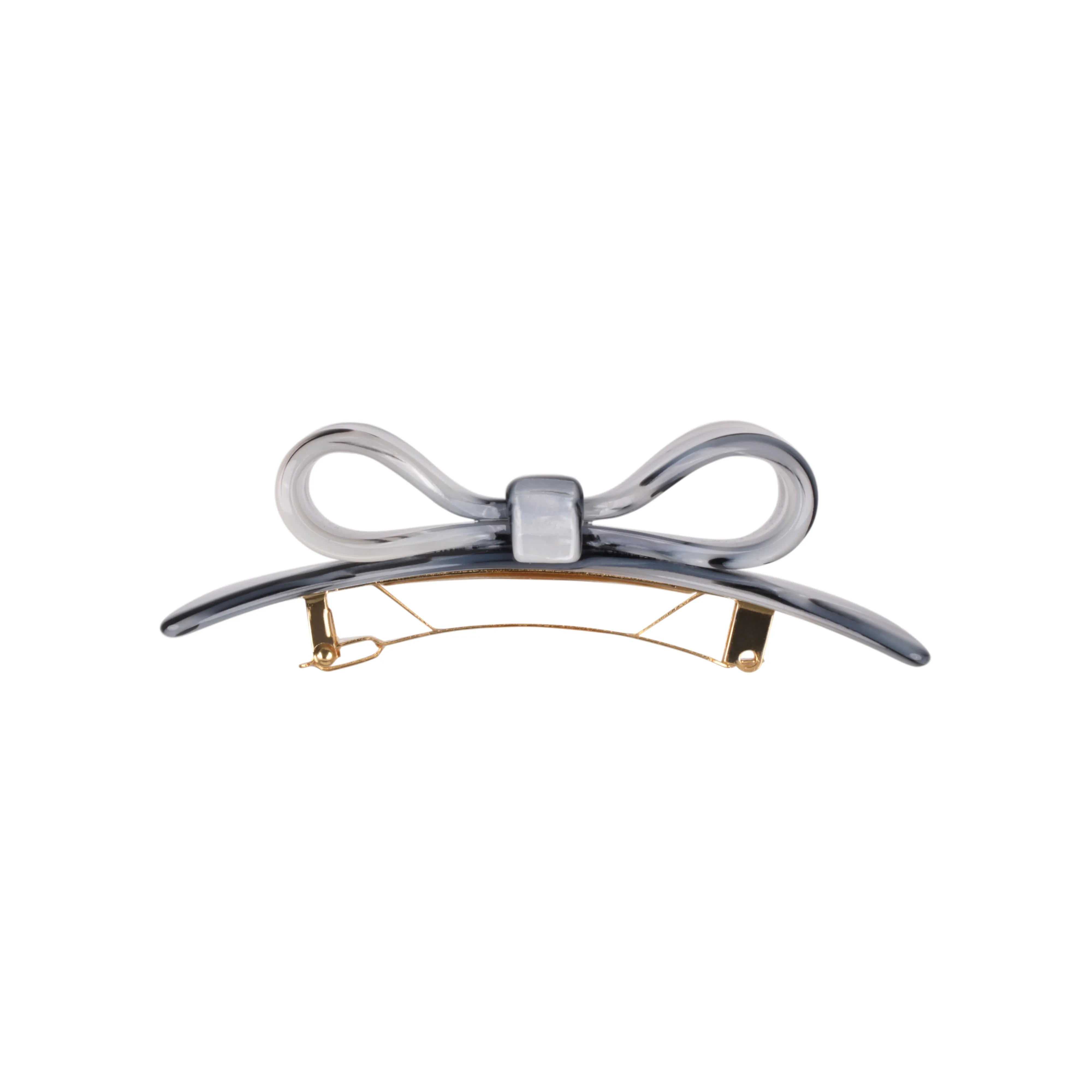 Marielle Small Tigre Blanc Bow Hair Clip