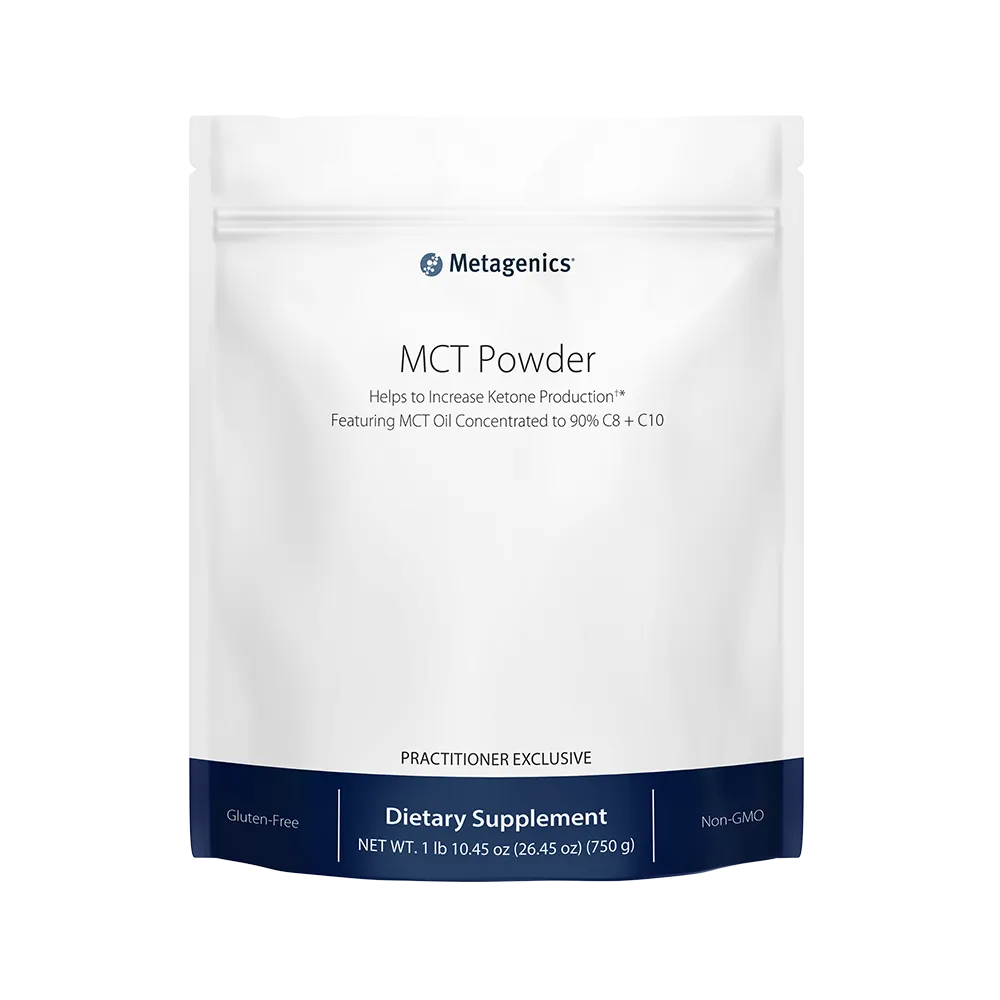 MCT Powder <br>Helps to Increase Ketone Production†* Featuring MCT Oil Concentrated to 90% C8   C10