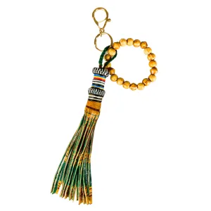 ME™ Mali Tuareg Leather Tassel Bracelet Key Chain