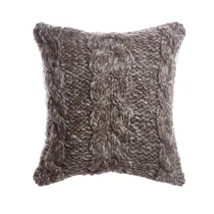 Melange Trenzas Wool Square Pillow