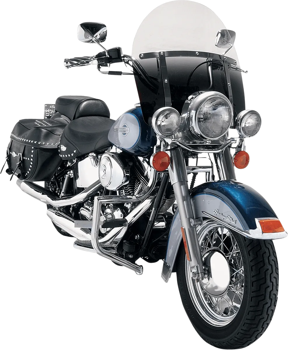 Memphis Shades MEP6381 Replacement Plastic for HD Quick-Release Compact Windshield - 19in. - Gradient Black