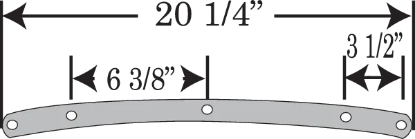 Memphis Shades MEP6381 Replacement Plastic for HD Quick-Release Compact Windshield - 19in. - Gradient Black