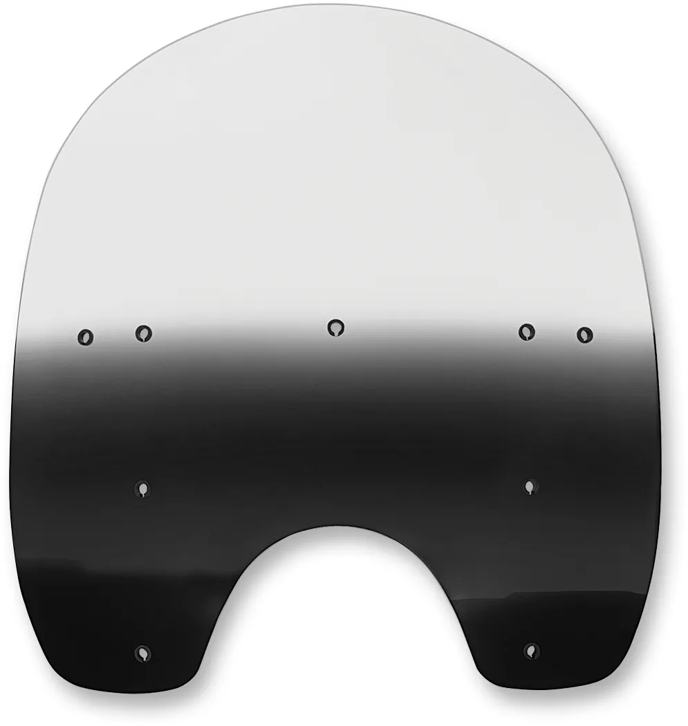 Memphis Shades MEP6381 Replacement Plastic for HD Quick-Release Compact Windshield - 19in. - Gradient Black