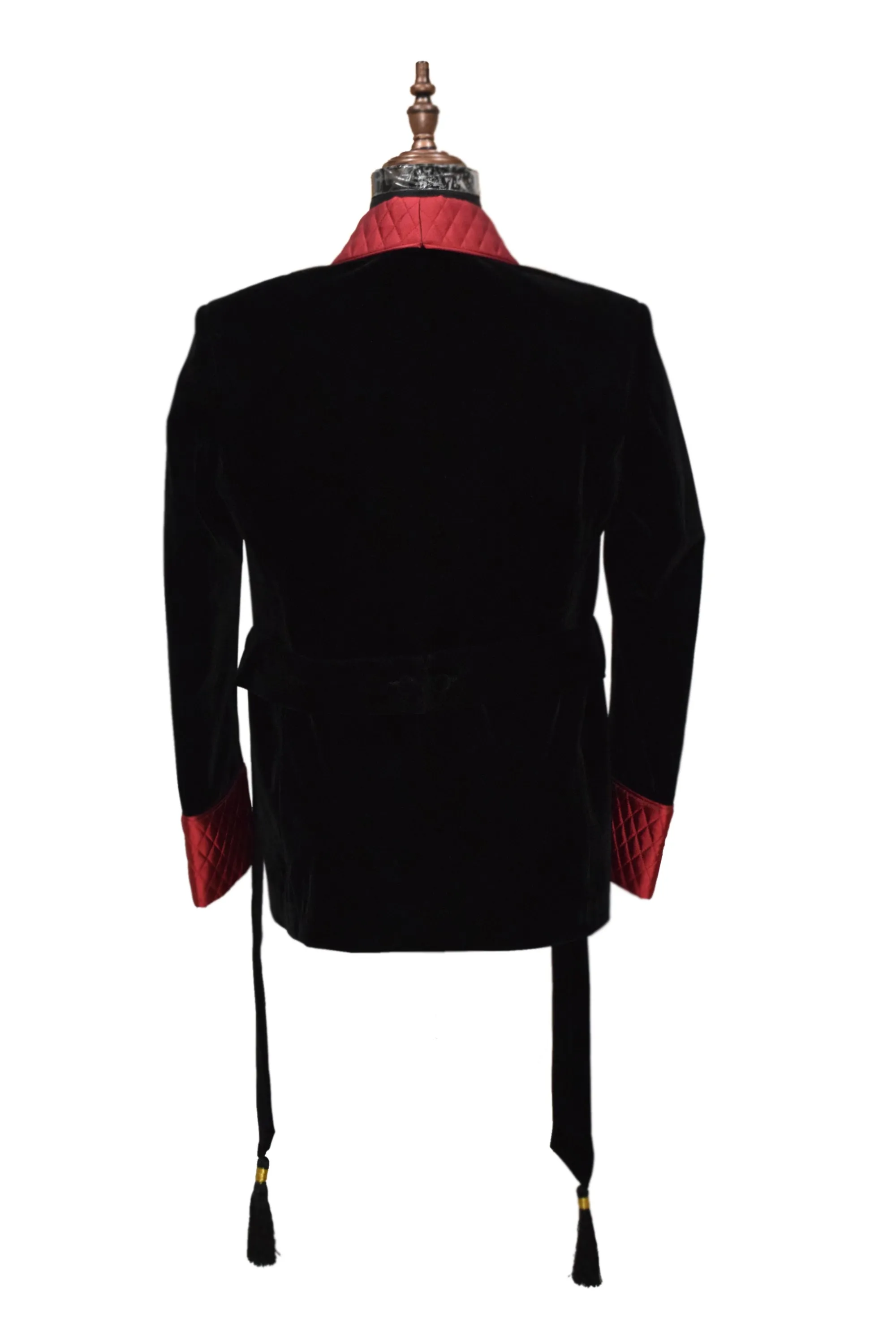 Men Black Smoking Jacket Designer Party Wear Coats