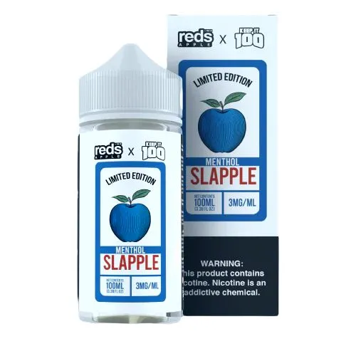MENTHOL SLAPPLE - REDS X KEEP IT 100 E-LIQUID