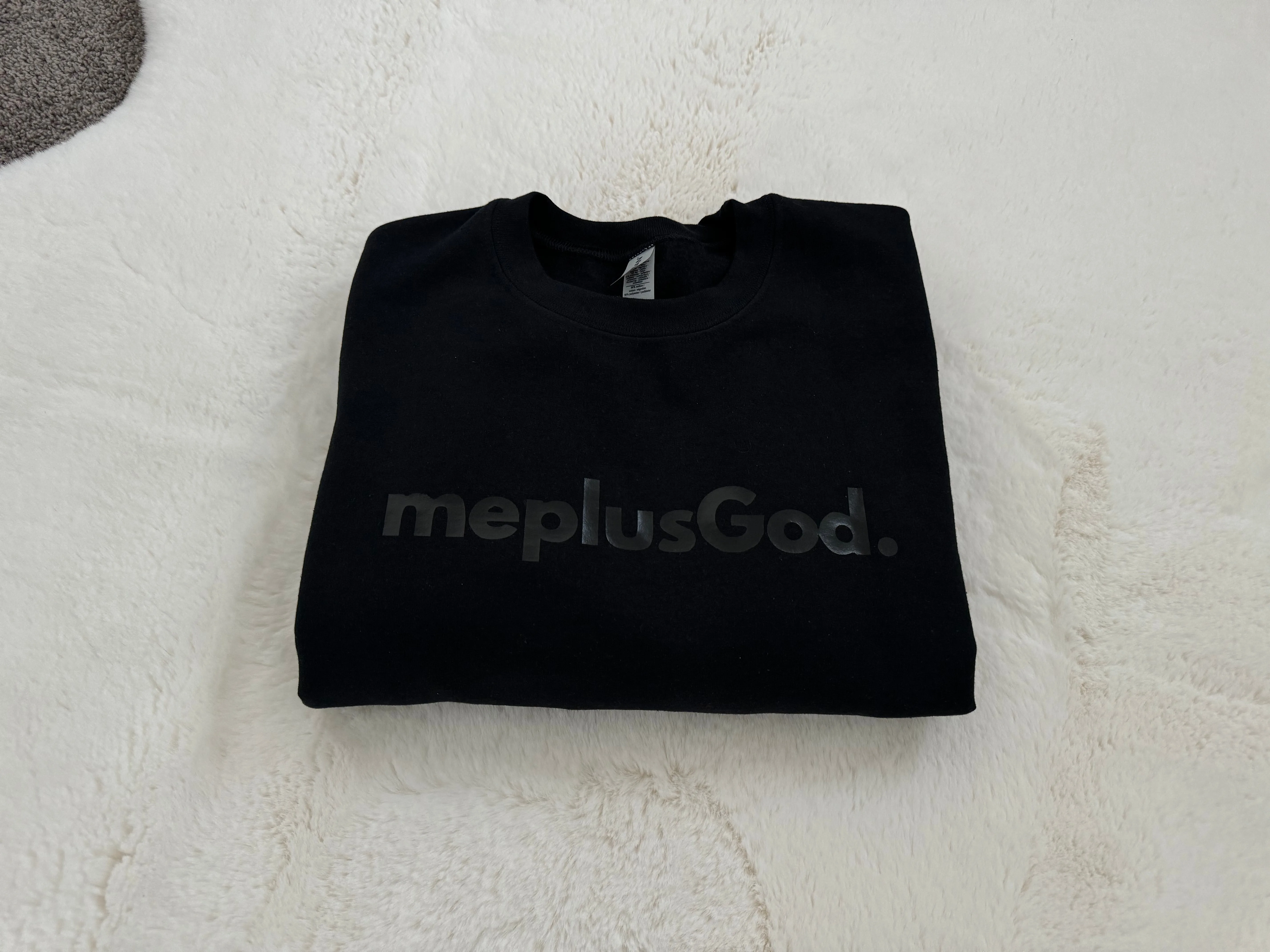 meplusGod. Crewneck