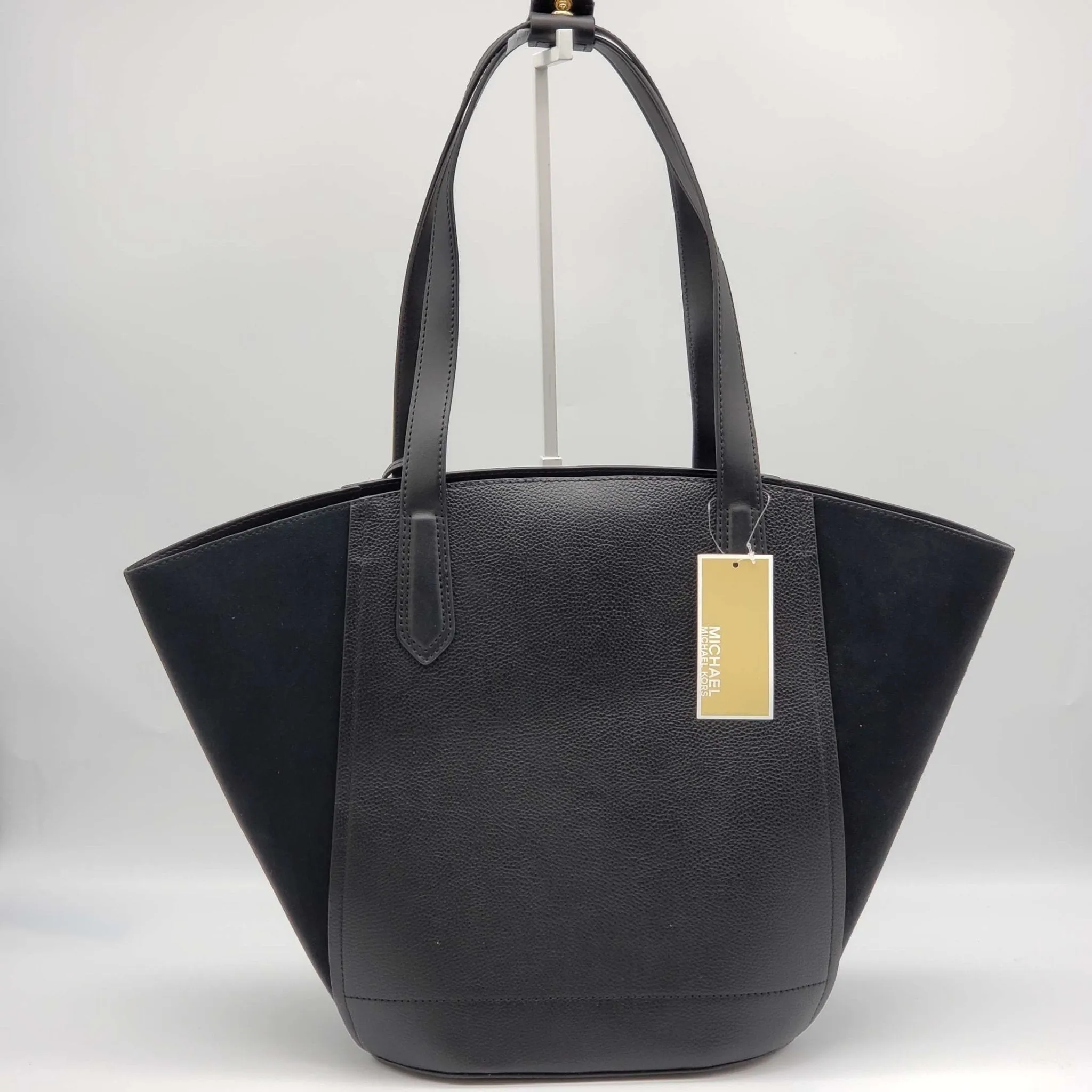 Michael Kors Portia Black Large Tote Bag
