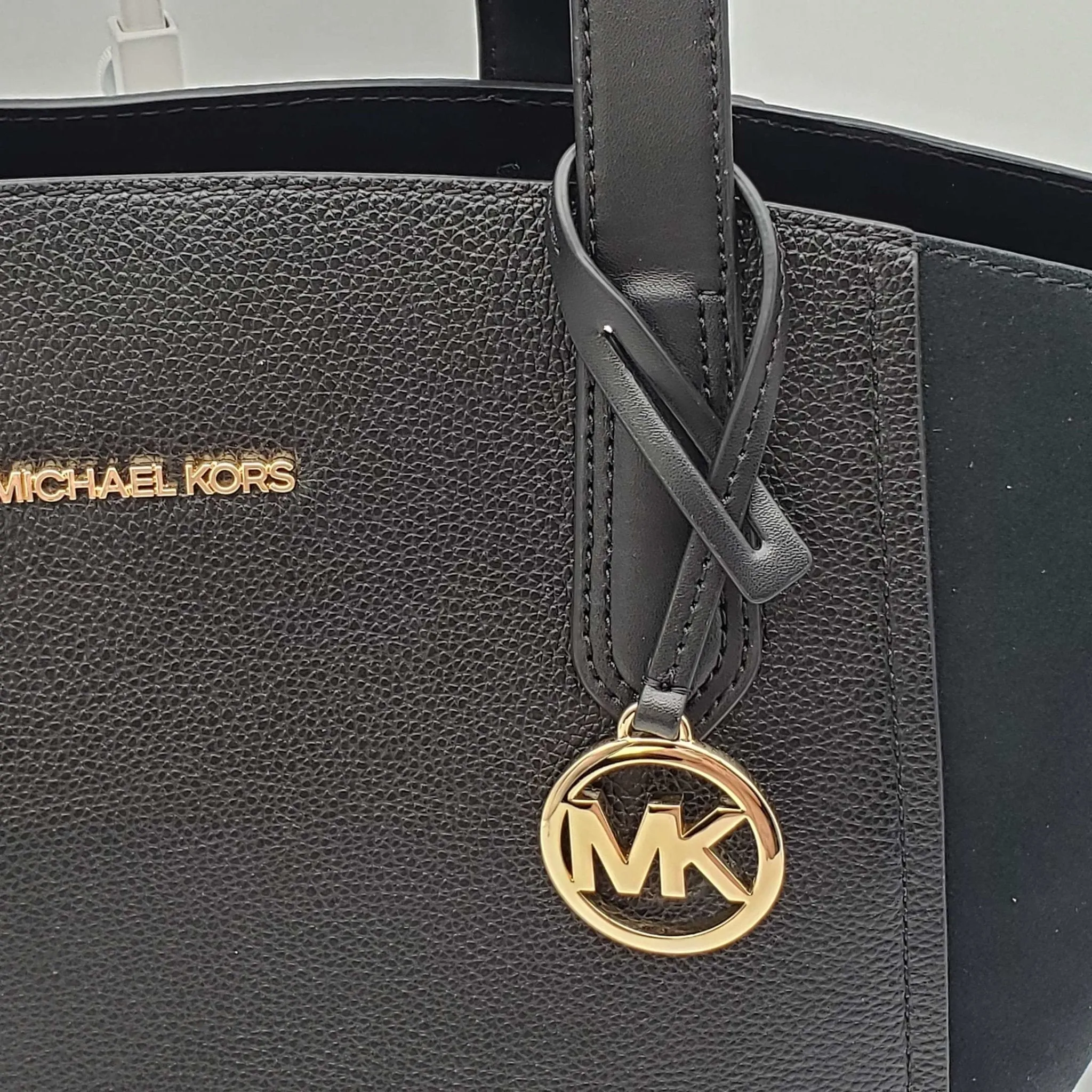 Michael Kors Portia Black Large Tote Bag
