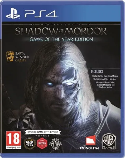 Middle-Earth: Shadow of Mordor (PS4) Game of the Year Edition