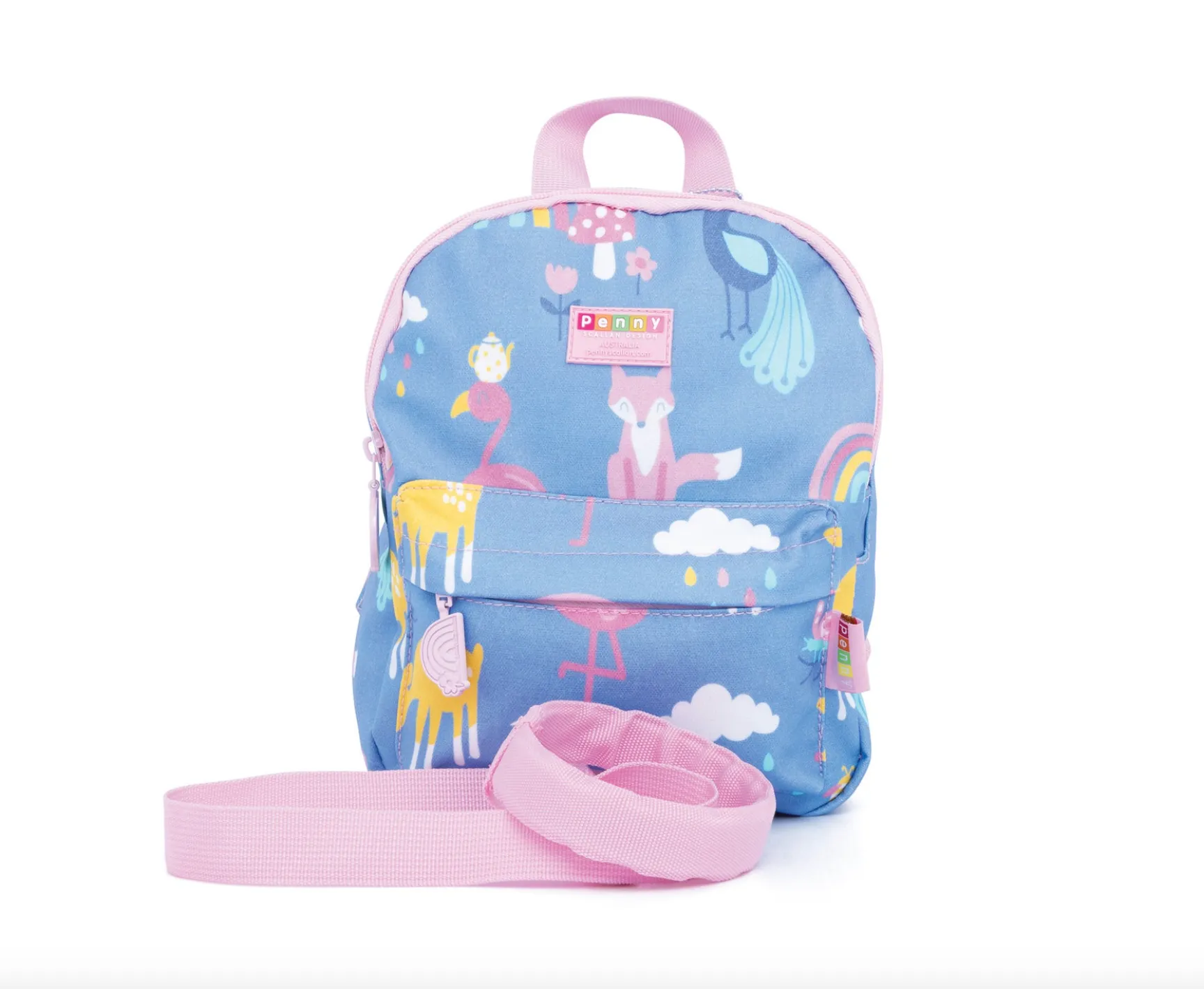 Mini Backpack with Rein - Rainbow Days