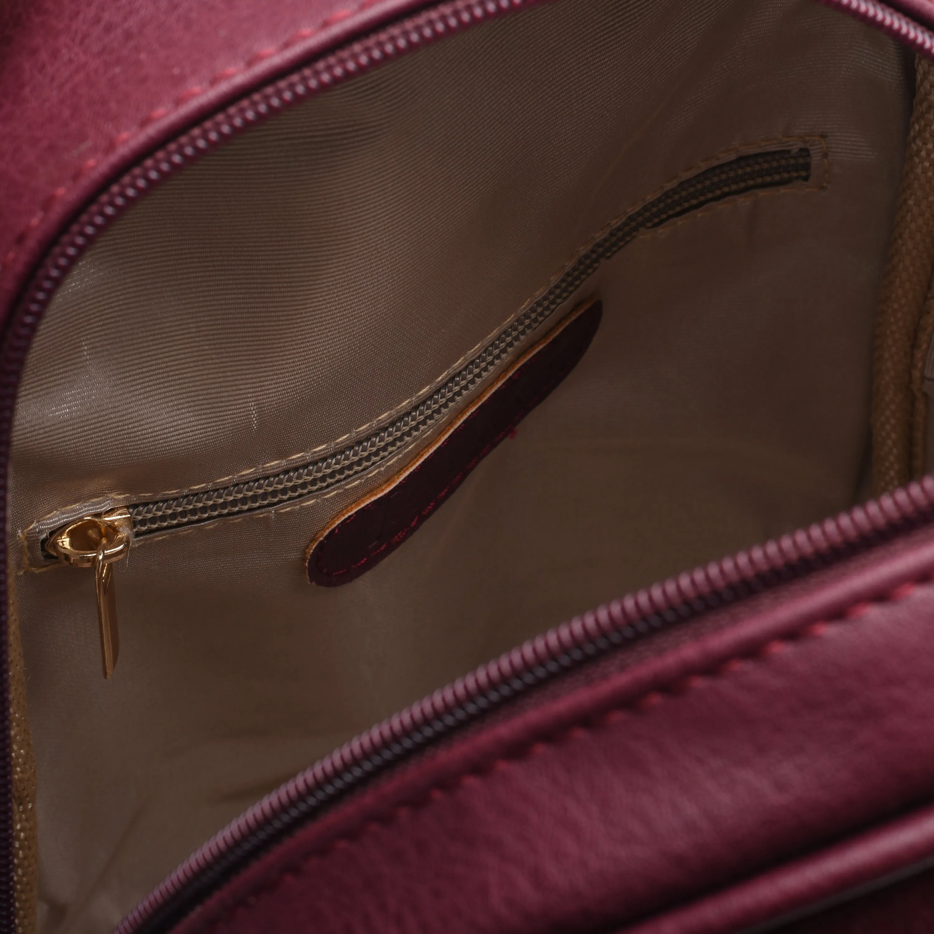 Minimalist Backpack Burgundy