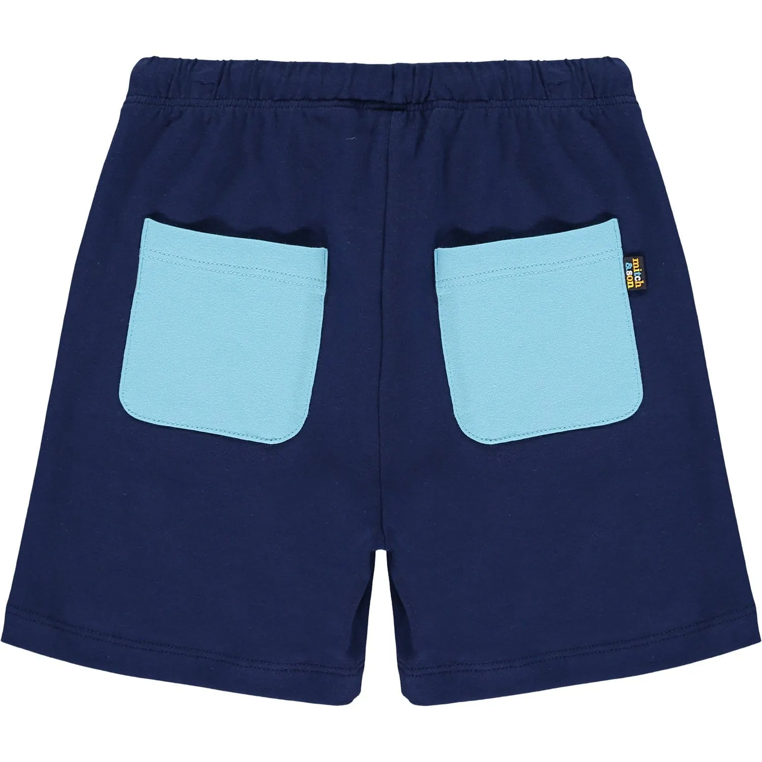 MITCH & SON - Cooper Flag Logo Short Set - Turquoise